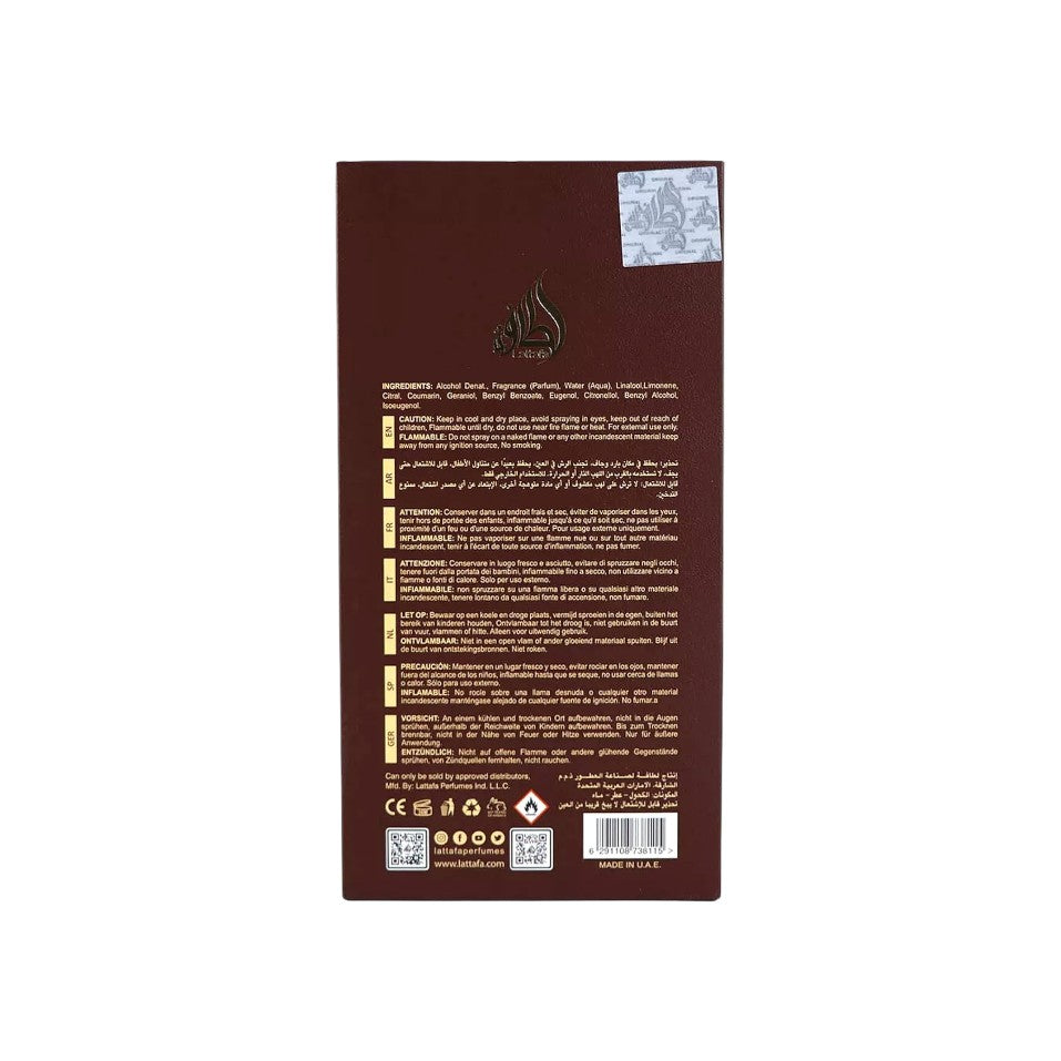 Lattafa Pride Eternal Oud Eau de Parfum Perfume 100ml