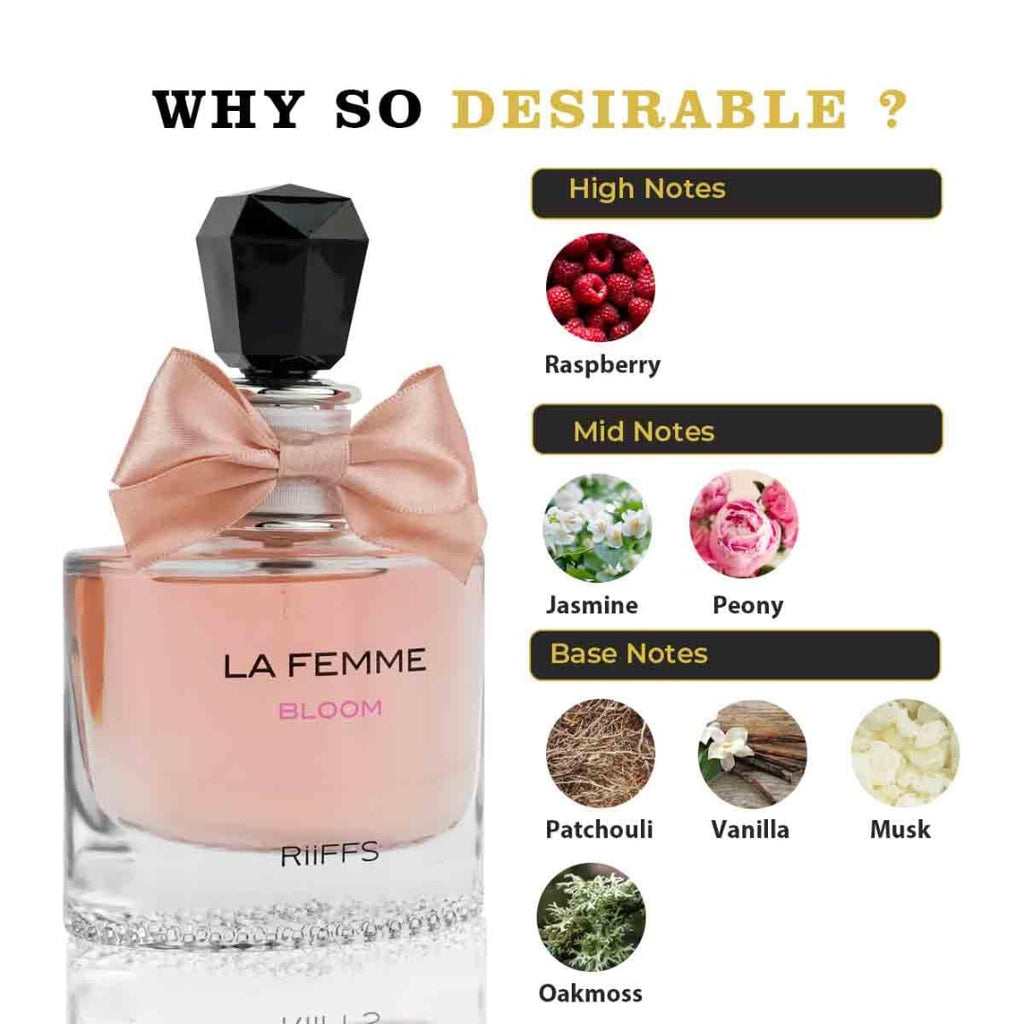 RiiFFS La Femme Bloom Eau de Parfum 100ml for Women – product image 3