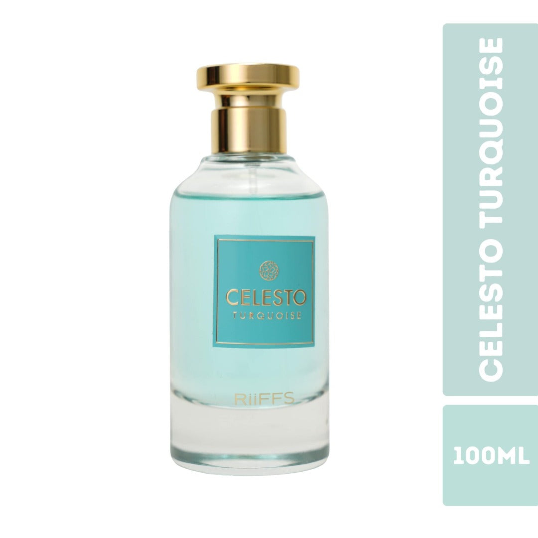 RiiFFS Celesto Turquoise Eau De Parfum for Men & Women, 100ml Fragrance Spray – product image 4