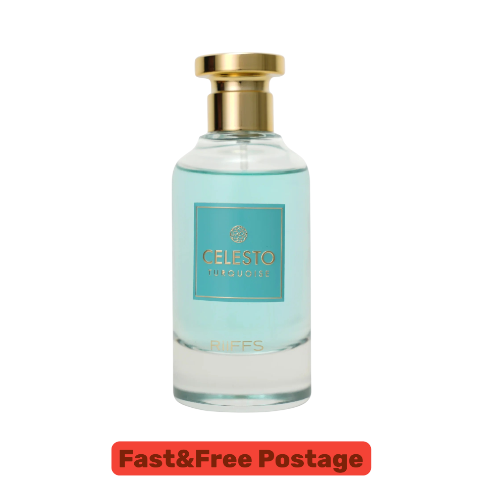 RiiFFS Celesto Turquoise Eau De Parfum for Men & Women, 100ml Fragrance Spray – product image 2