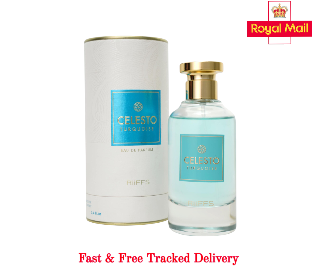 RiiFFS Celesto Turquoise Eau De Parfum for Men & Women, 100ml Fragrance Spray – product image 3