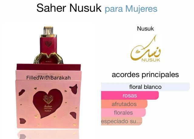 Nusuk Saher Extrait de Parfum Spray, 100ml