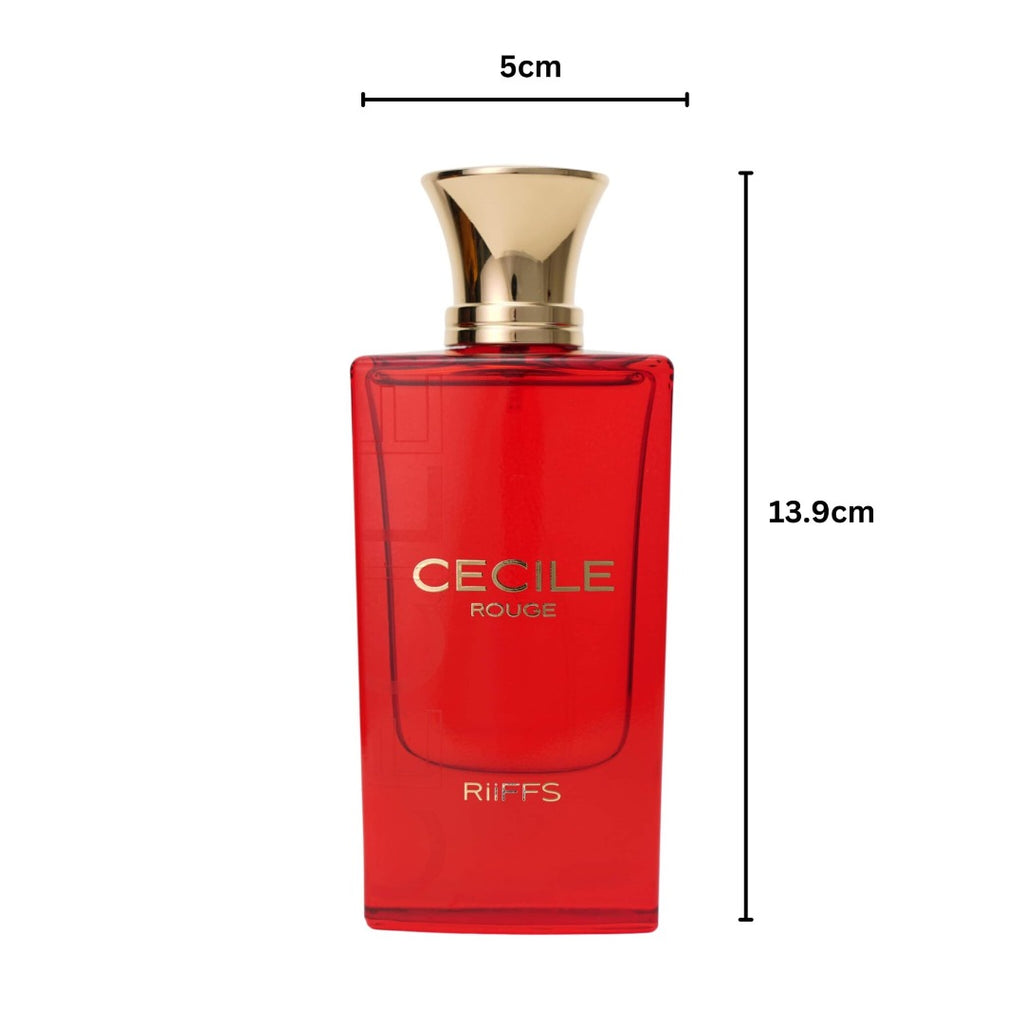 RiiFFS Cecile Rouge Eau De Parfum for Women - 80ml Spray Perfume
