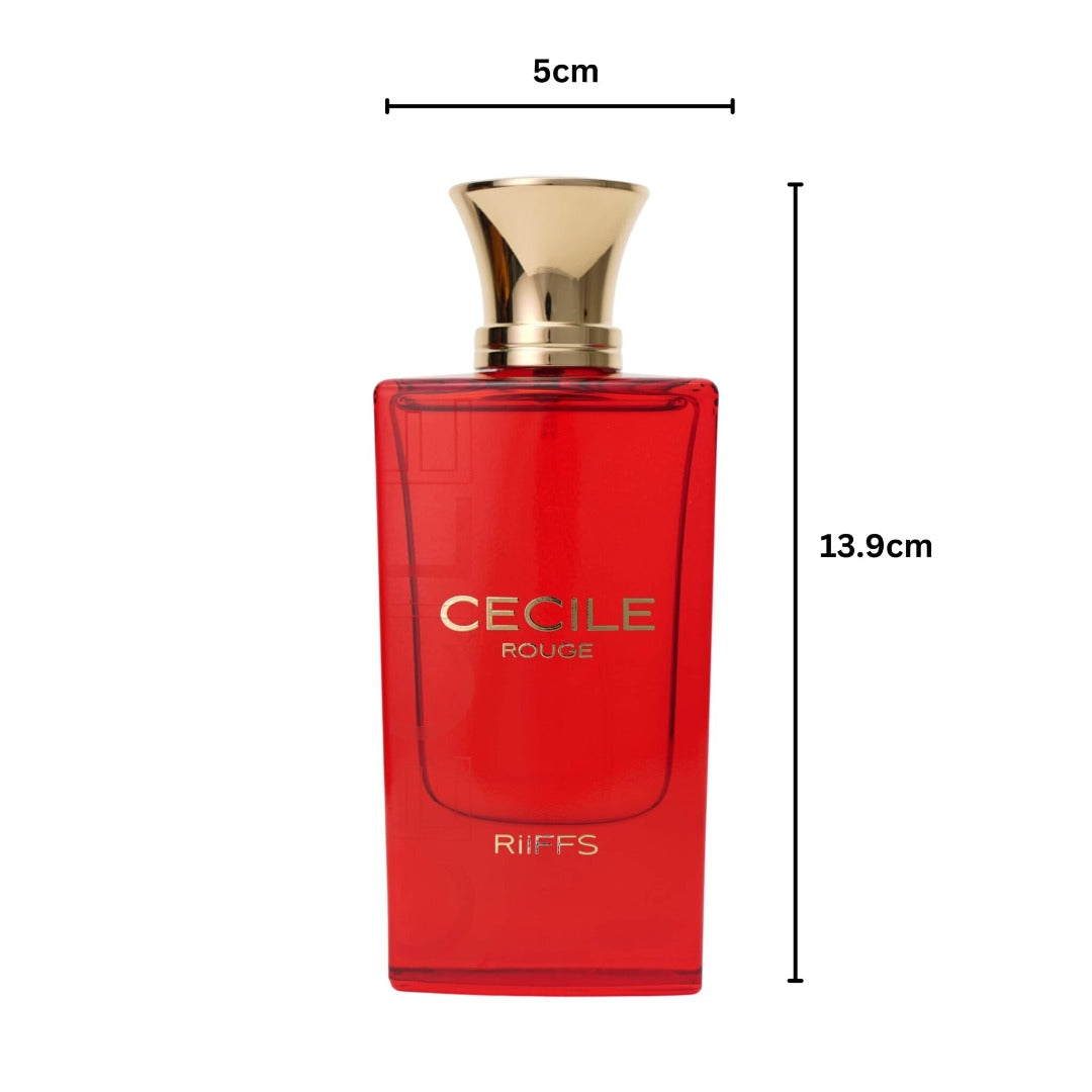 RiiFFS Cecile Rouge Eau De Parfum for Women - 80ml Spray Perfume