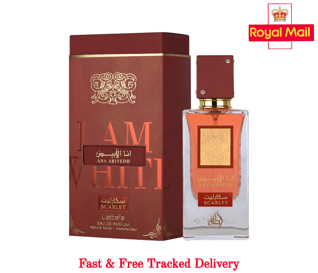 Lattafa Ana Abiyedh Scarlet Eau de Parfum 60ml Fragrance for Women