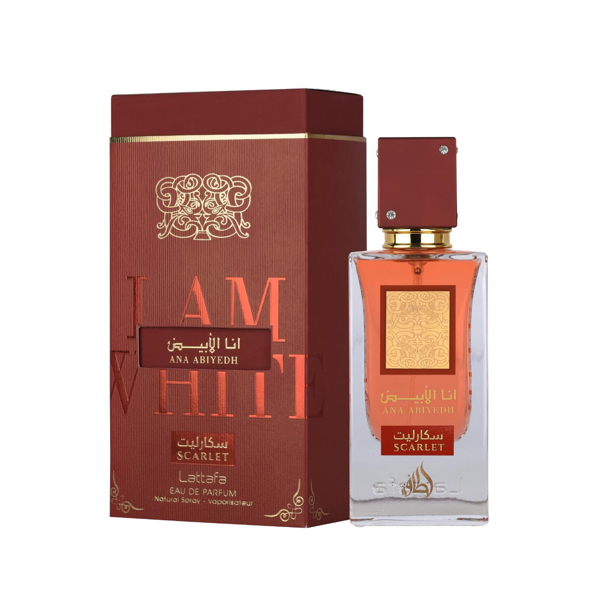 Lattafa Ana Abiyedh Scarlet Eau de Parfum 60ml Fragrance for Women