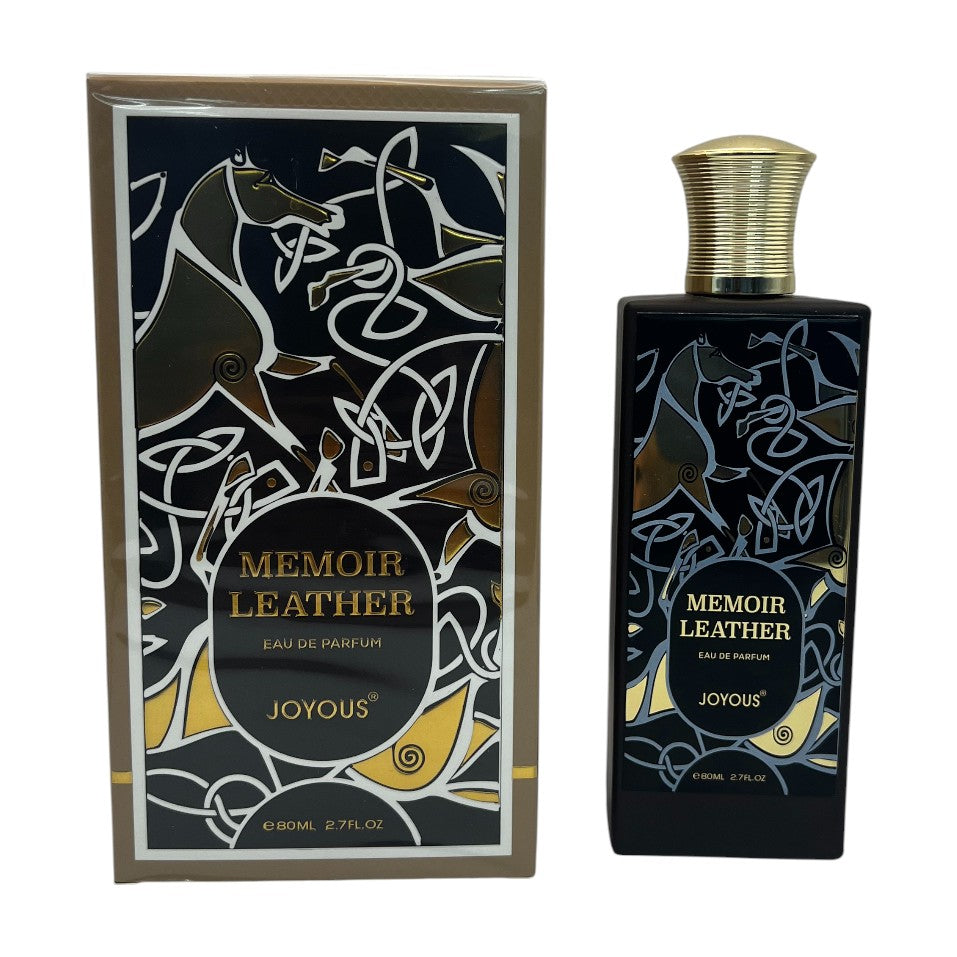 Joyous Memoir Leather Eau De Parfum 80ml Unisex Arabic Leather Perfume Spray