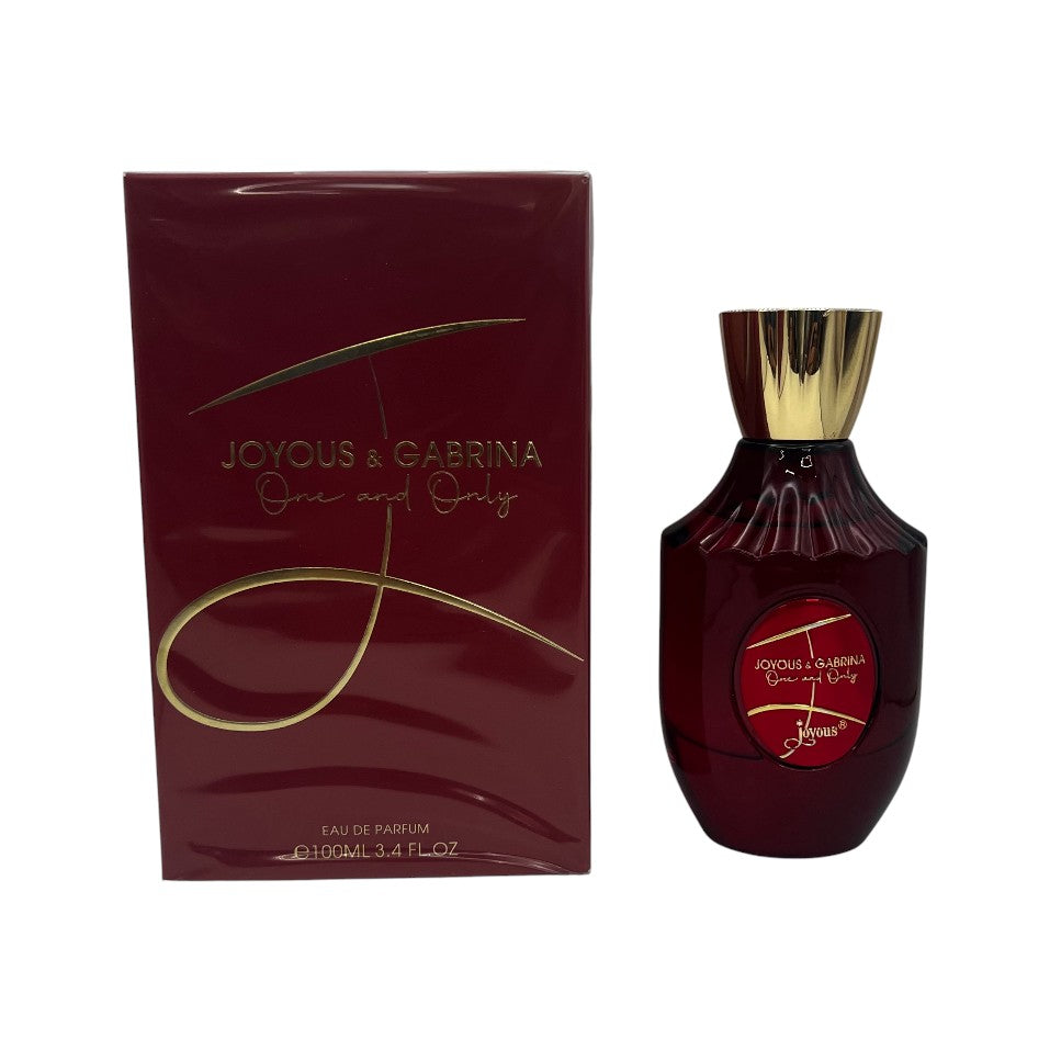 Joyous & Gabrina One and Only Eau De Parfum 100ml Spray Unisex Perfume