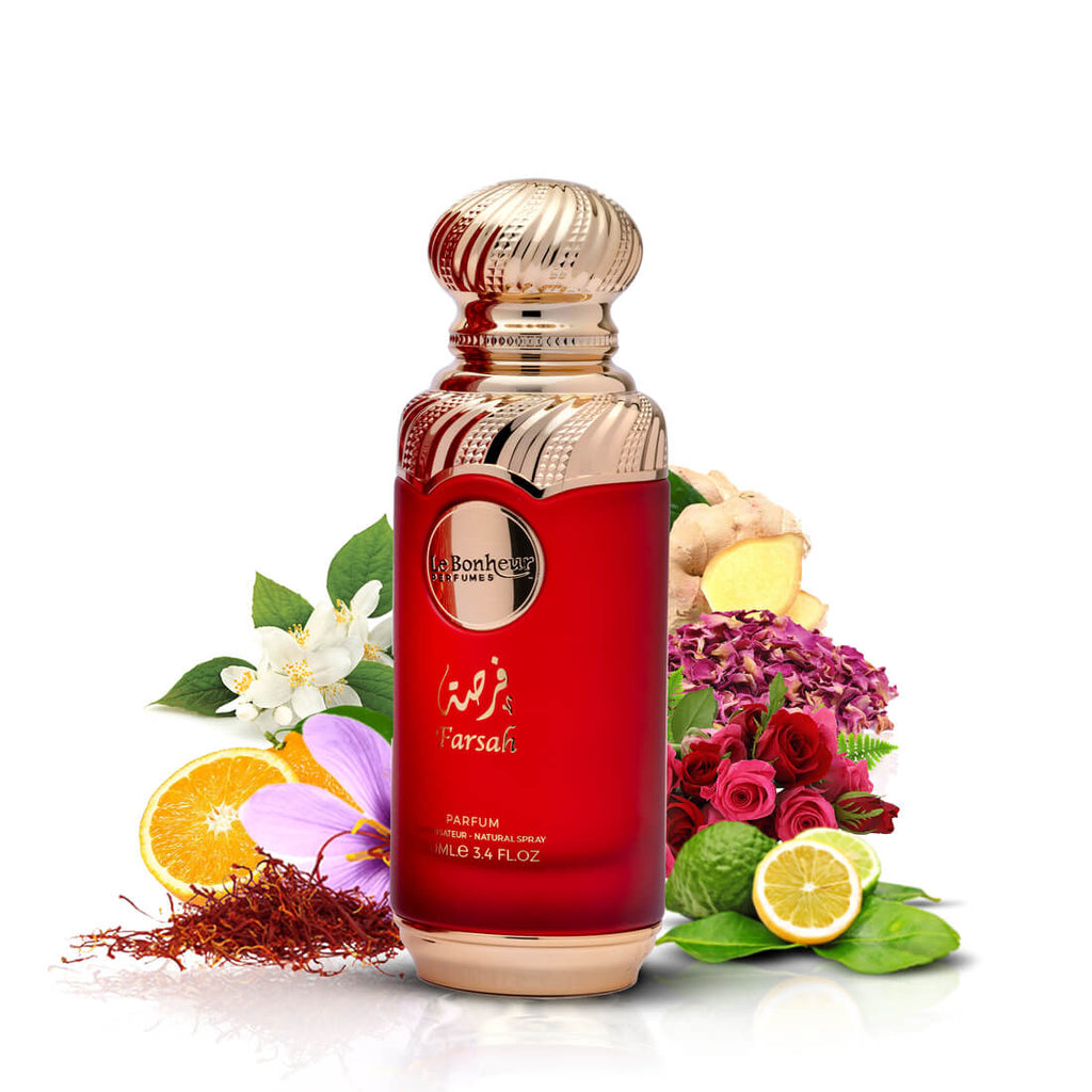 Le Bonheur Farsah Eau De Parfum 100ml Unisex Sweet Fruity Perfume Fragrance