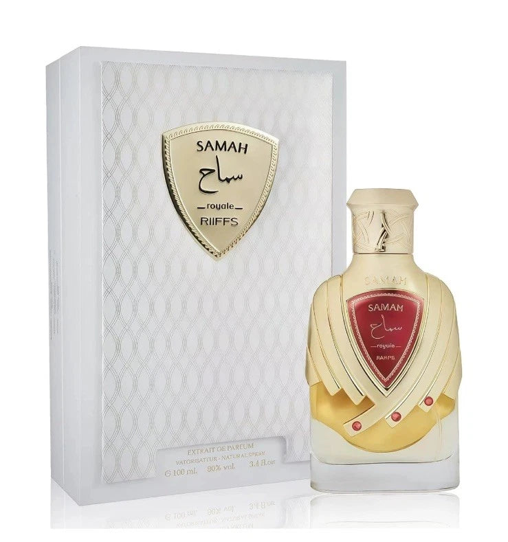 Riiffs Samah White Eau De Parfum for Men & Women, 100ml Fragrance Spray