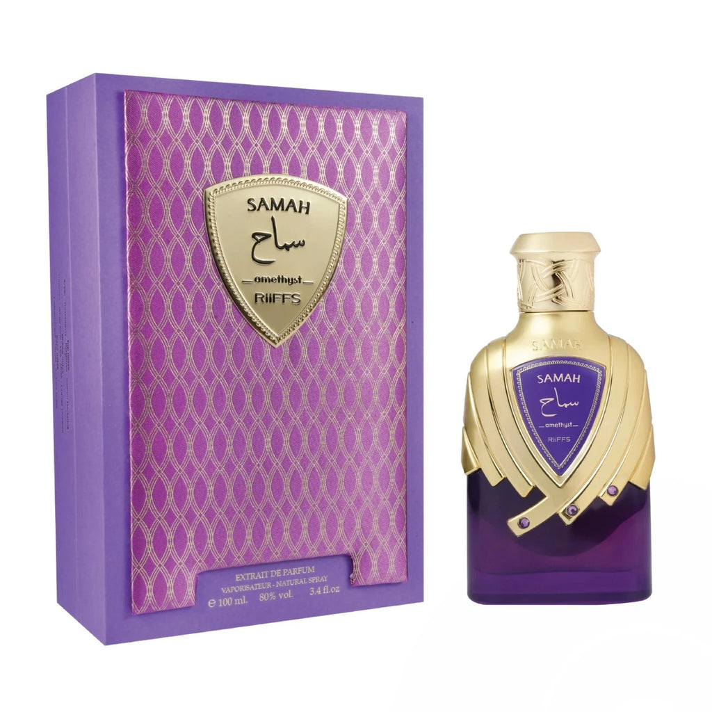 RiiFFS Samah Amethyst Extrait de Parfum 100ml – Gold & Purple Bottle
