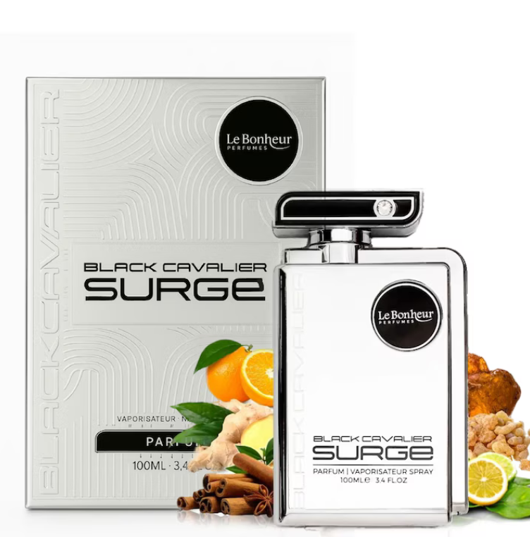 Le Bonheur Black Cavalier Surge Eau de Parfum 100ml for Men